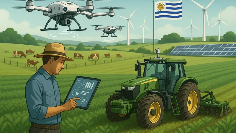 Agentes de IA en la Agricultura y la Ganadería Uruguayas: Productividad, Sostenibilidad y Trazabilidad