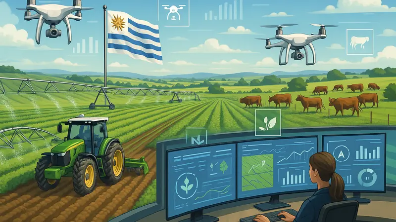 AgTech 2025 en Uruguay: Cómo los Agentes de IA Impulsan la Productividad, Trazabilidad y Sostenibilidad en el Campo