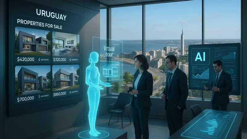 IA en el Sector Inmobiliario Uruguayo: Valuación Dinámica, Alquileres Inteligentes y Experiencias 100% Digitales
