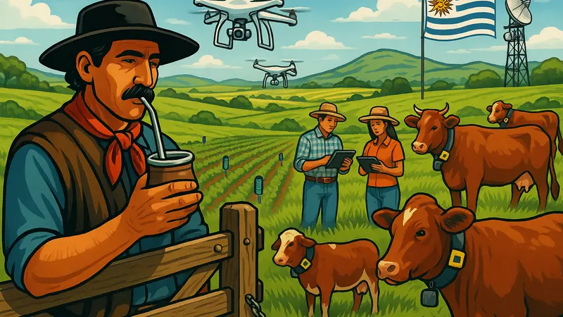 La Inteligencia Artificial en el Agro uruguayo: Del mate en la tranquera a la Agricultura de Precisión