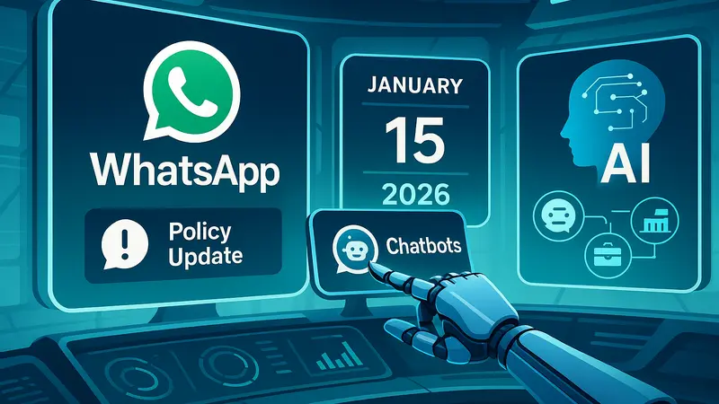 Meta cambia las reglas para WhatsApp: adiós a los chatbots de IA de propósito general a partir del 15 de enero de 2026