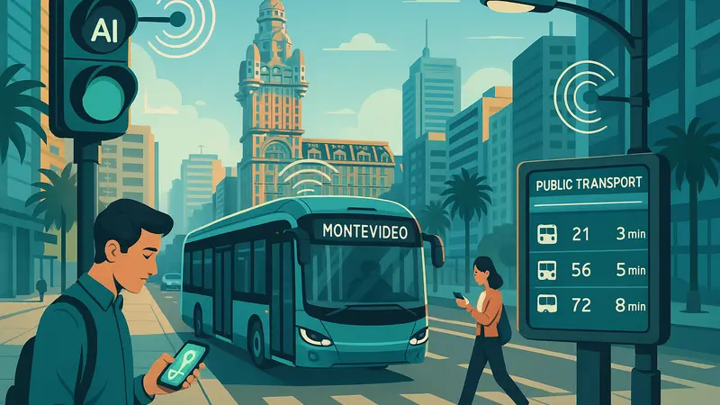 Movilidad Urbana Inteligente: Cómo la IA Está Rediseñando el Tránsito y el Transporte Público en Montevideo
