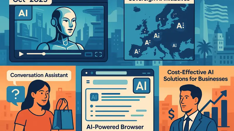 Octubre 2025: Revisión de las 5 Noticias Clave en Inteligencia Artificial y su Impacto Global y Local