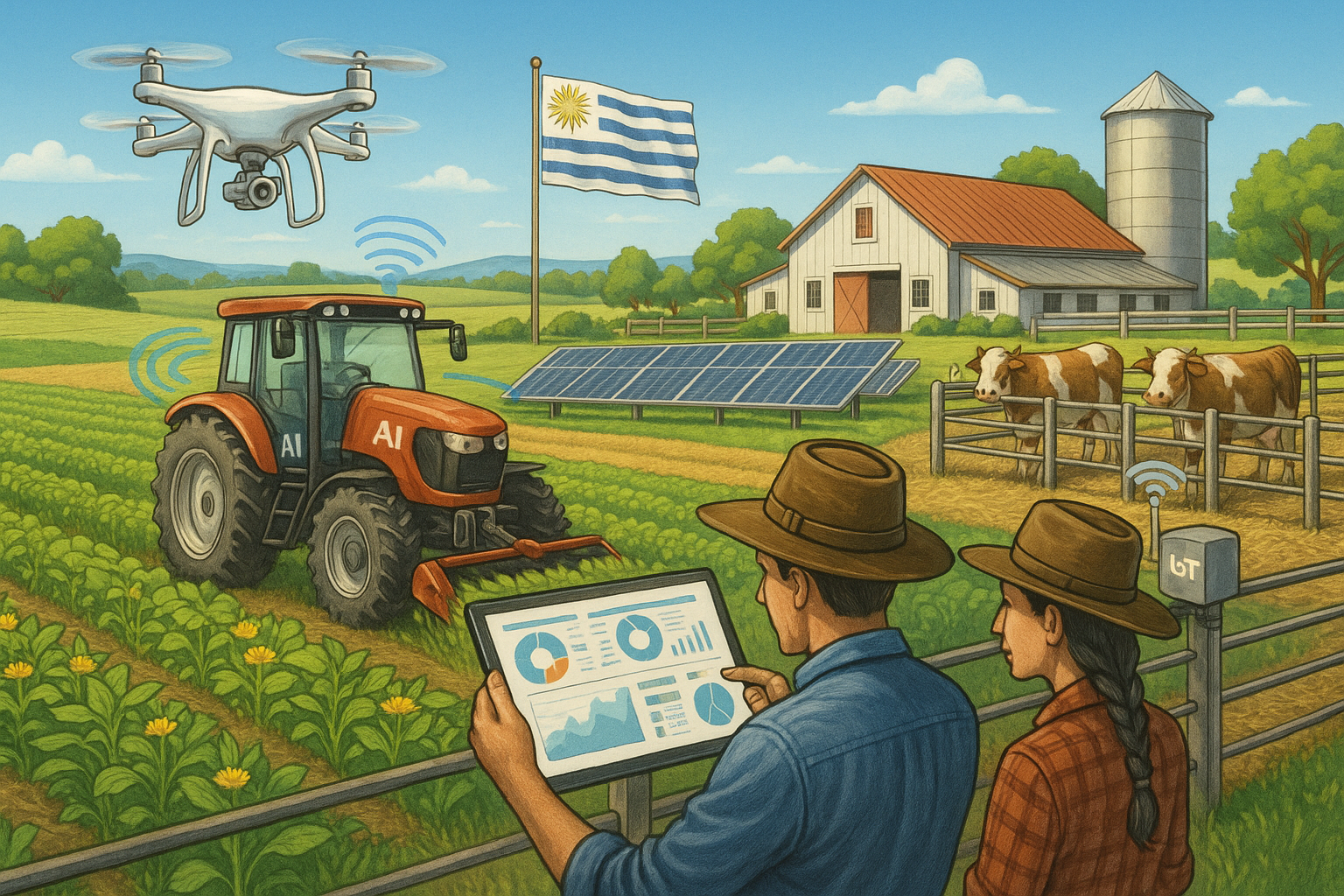 Agtech 4.0 en Uruguay: Cómo los Agentes de IA Impulsan la Producción Agropecuaria Sostenible