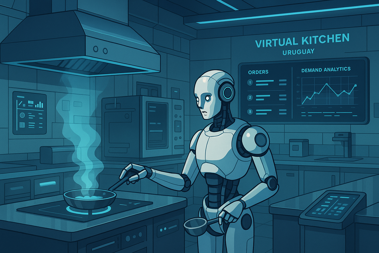 Cocinas Virtuales 4.0: Cómo los Agentes de IA Están Reinventando el Delivery Gastronómico en Uruguay
