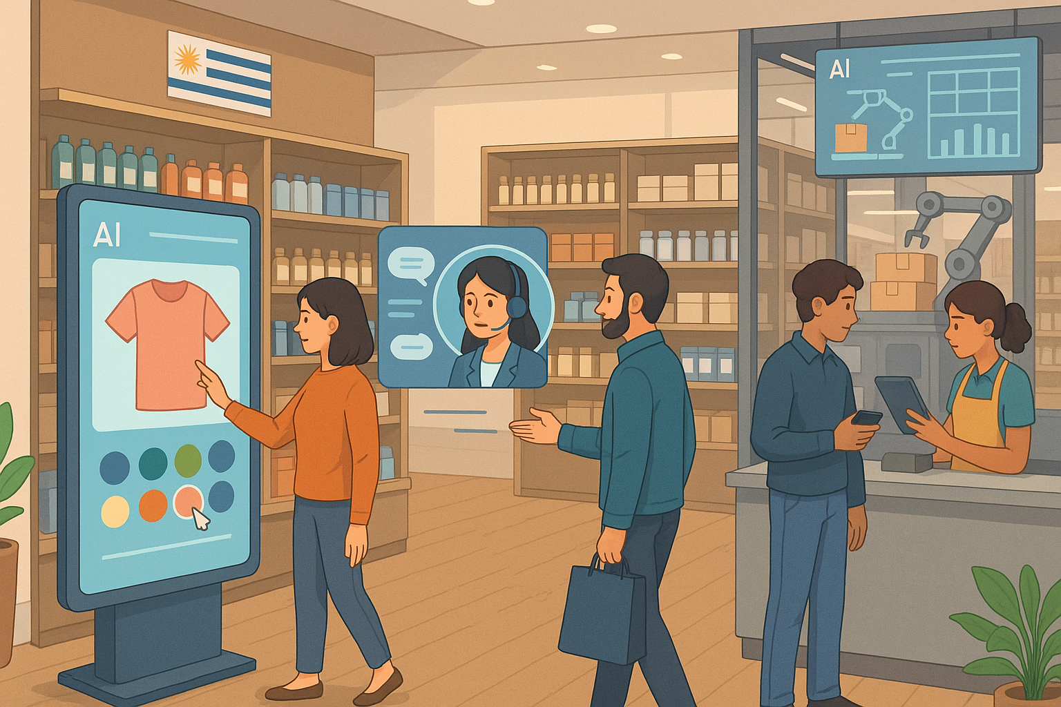 Cómo la Inteligencia Artificial Mejora la Experiencia del Cliente en el Sector Retail en Uruguay