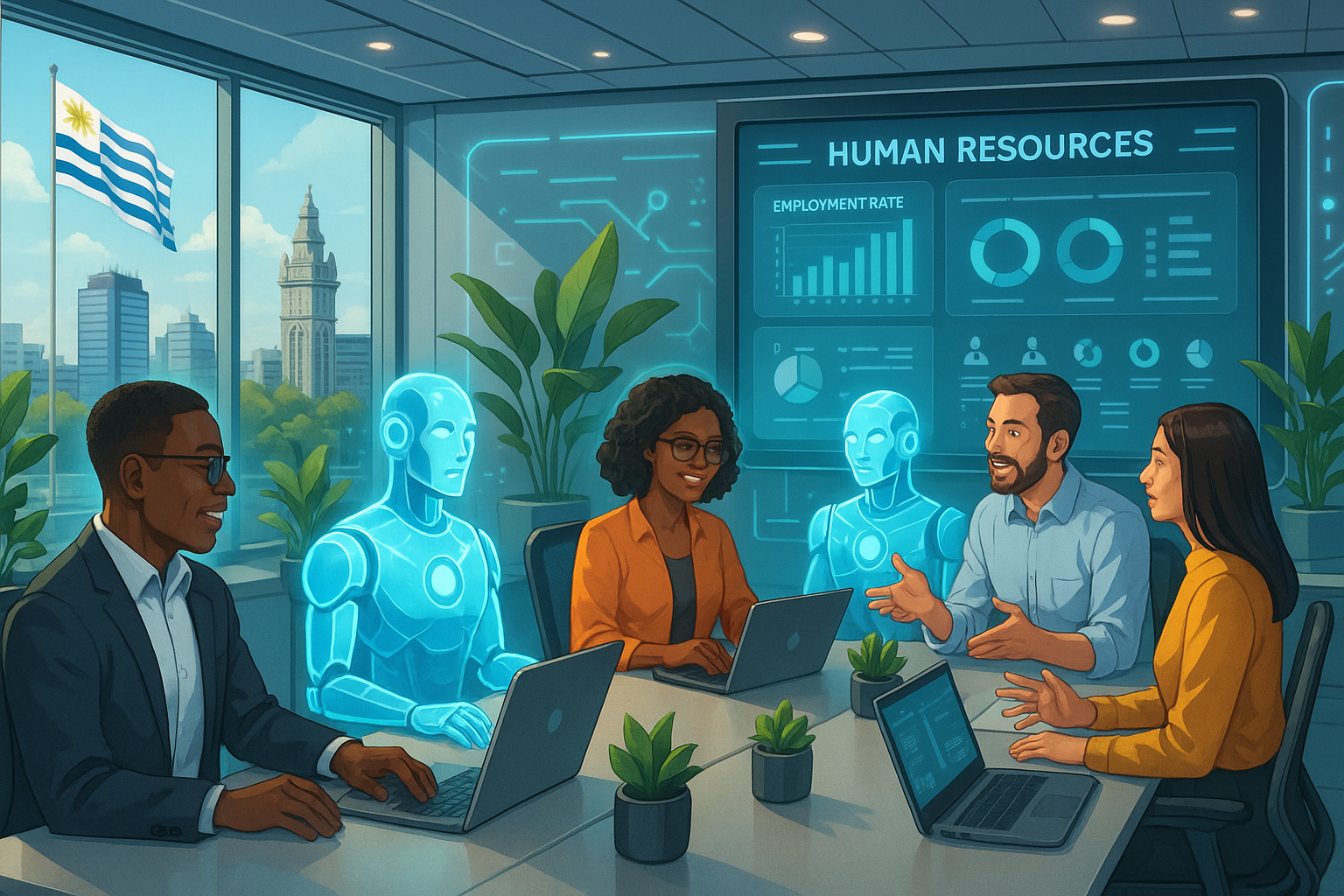 Gestión de Recursos Humanos en Uruguay con Agentes de IA: Digitalizando Atracción, Desarrollo y Retención del Talento