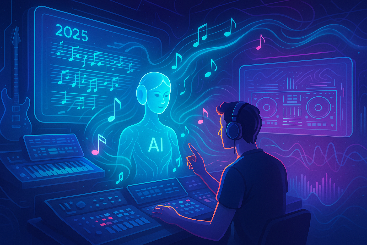 IA y Música: Innovación, Desafíos Legales y Perspectivas Éticas en 2025