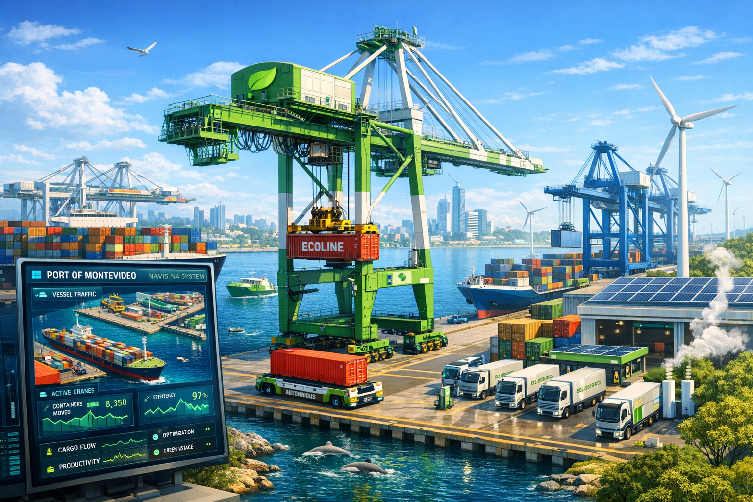 Innovación en Logística Portuaria: Transformación Tecnológica en el Puerto de Montevideo