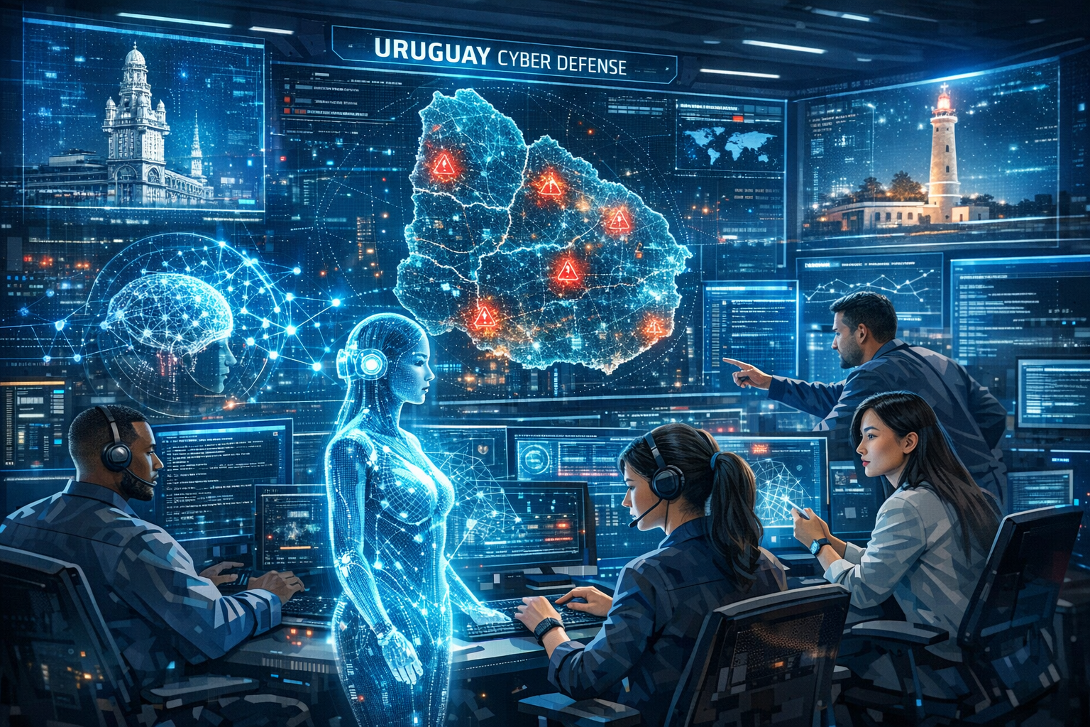 Inteligencia Artificial en Ciberseguridad en Uruguay: Estrategias, Impacto y Desafíos Éticos