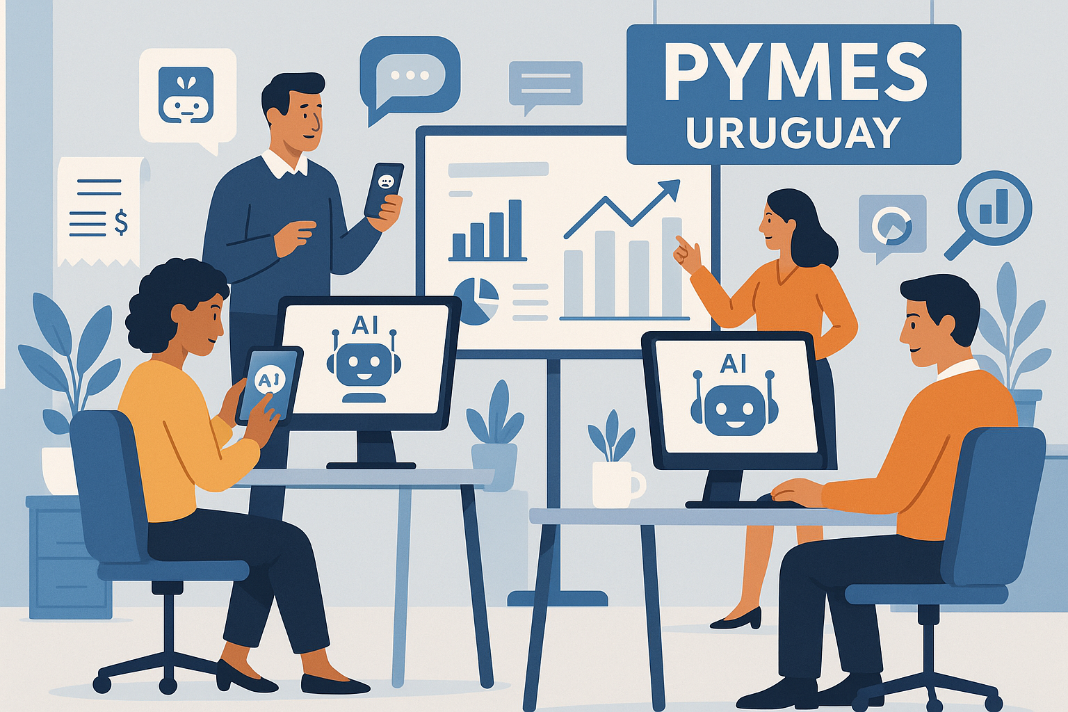 Inteligencia Artificial para PYMES en Uruguay: Cómo Empezar y Transformar Tu Negocio