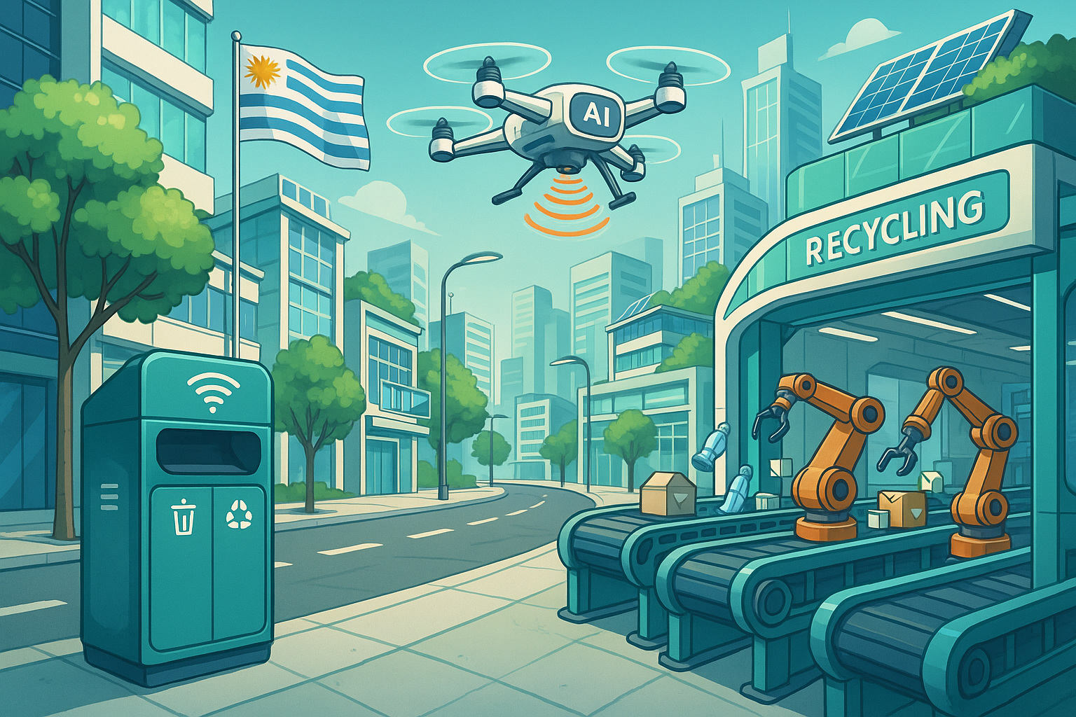 Inteligencia Artificial y Economía Circular en Uruguay: Transformando Residuos en Oportunidades