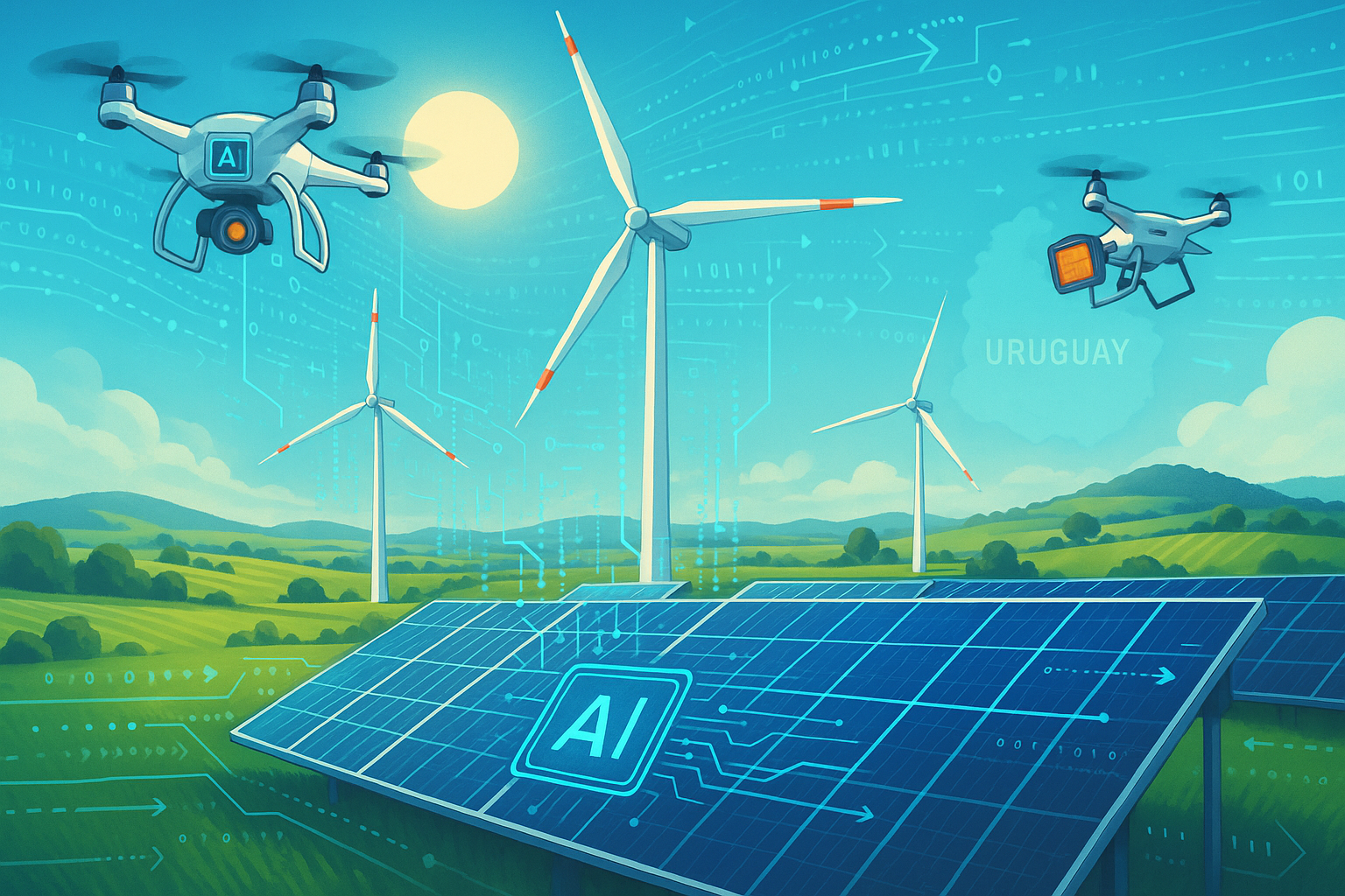 Inteligencia Artificial y Energías Renovables en Uruguay: Optimización del Viento y el Sol con Datos