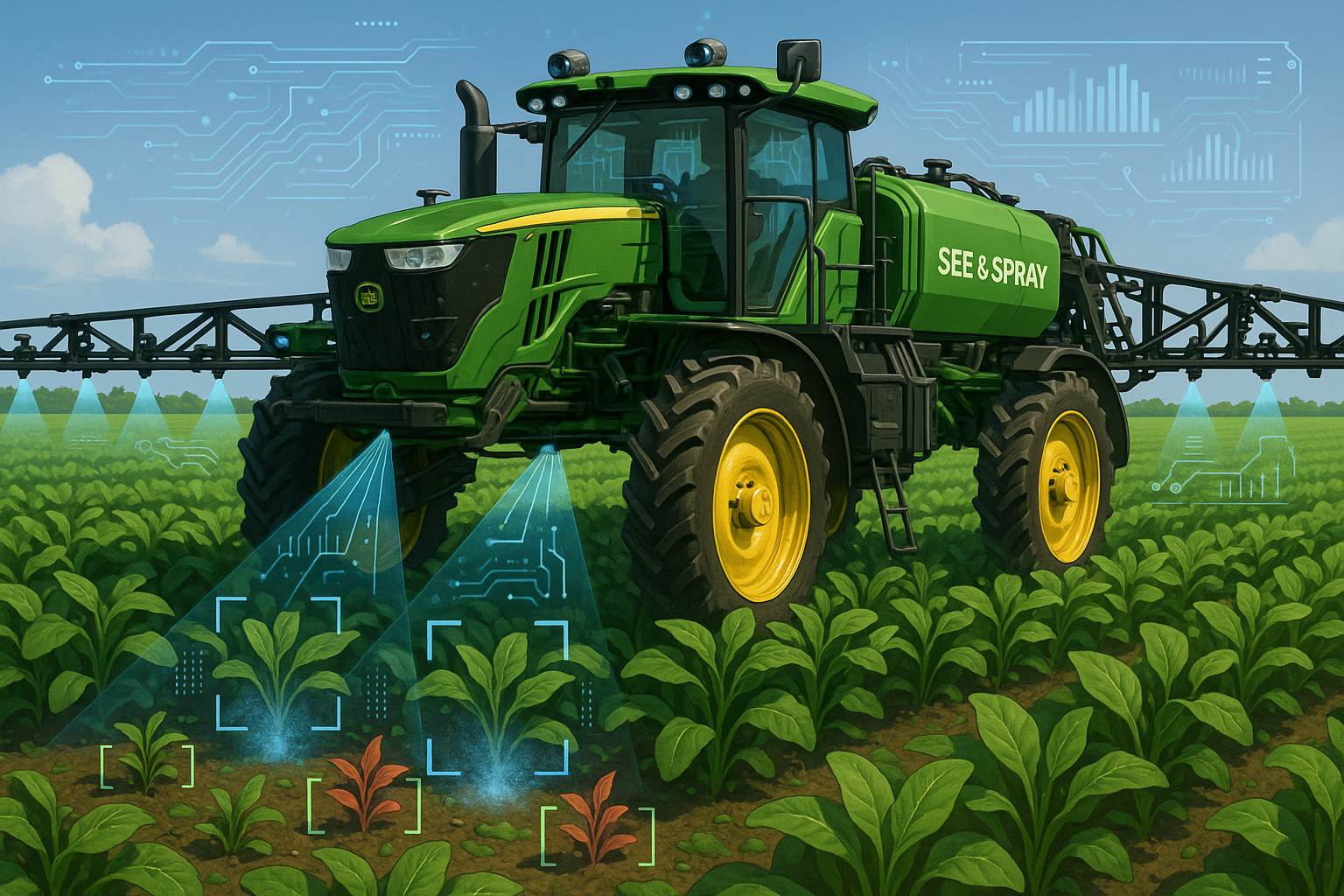 John Deere See & Spray: La Revolución de la Agricultura Sostenible con IA en 2025