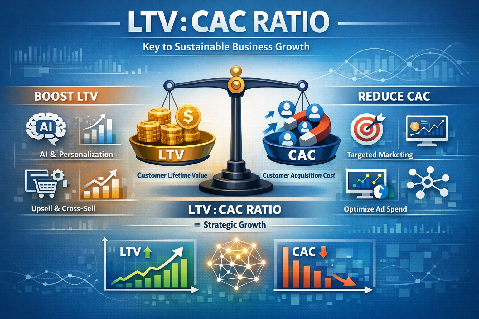 La Importancia del Ratio LTV:CAC para el Crecimiento Sostenible de tu Negocio