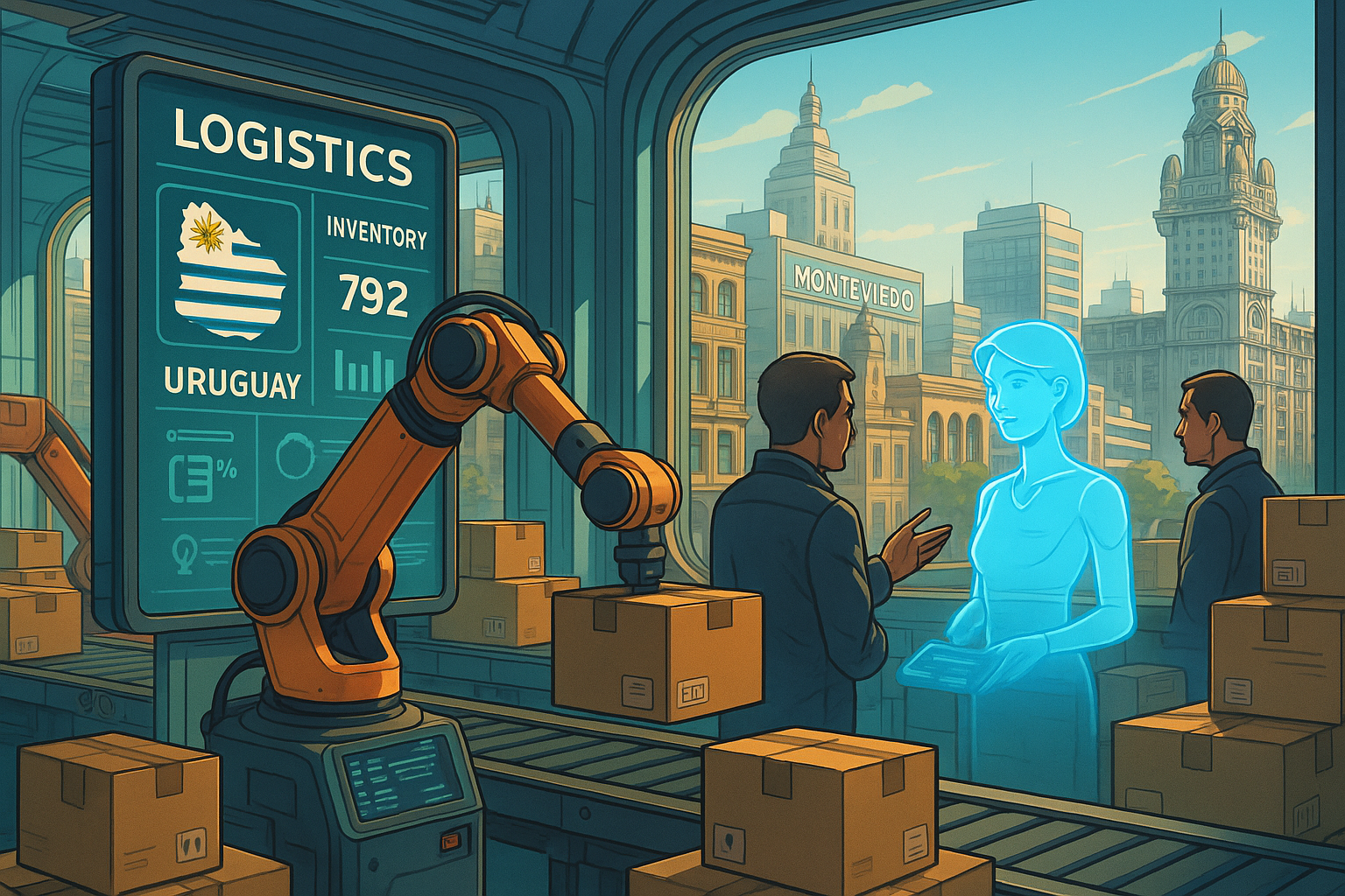 La Inteligencia Artificial impulsa la Logística y el Comercio Electrónico en Uruguay: El Camino hacia una mayor Eficiencia