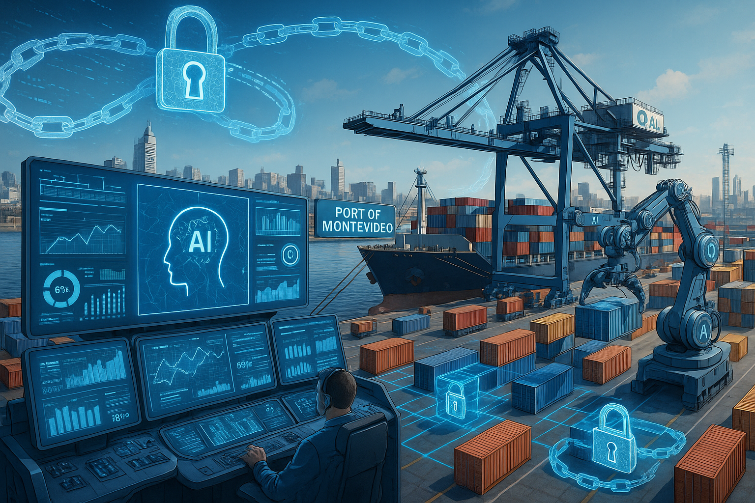 La Inteligencia Artificial Impulsa la Transformación Digital en el Puerto de Montevideo