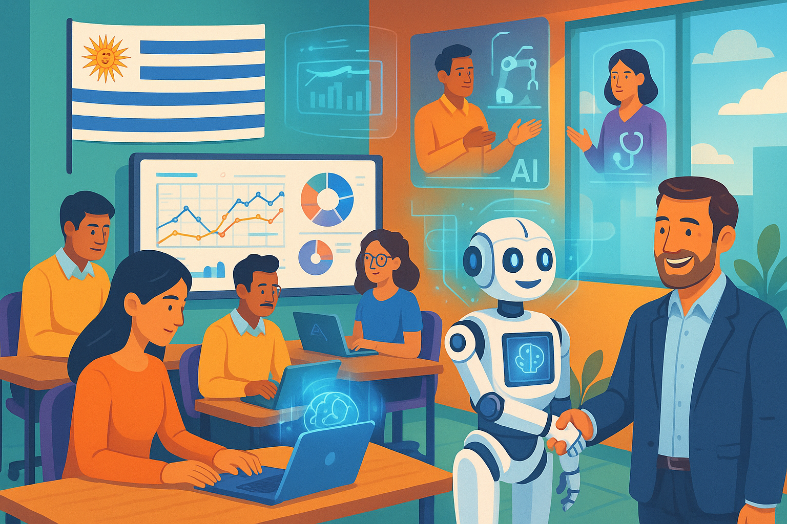 Cómo la Inteligencia Artificial Está Transformando las PYMES en Uruguay