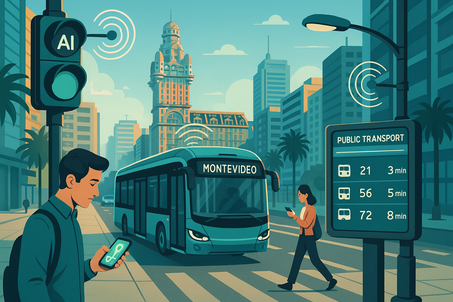 Movilidad Urbana Inteligente: Cómo la IA Está Rediseñando el Tránsito y el Transporte Público en Montevideo