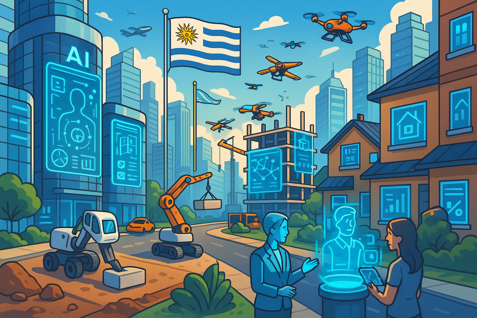 Proptech 4.0 en Uruguay: Agentes de IA para Construcción, Gestión Inmobiliaria y Experiencia del Inquilino