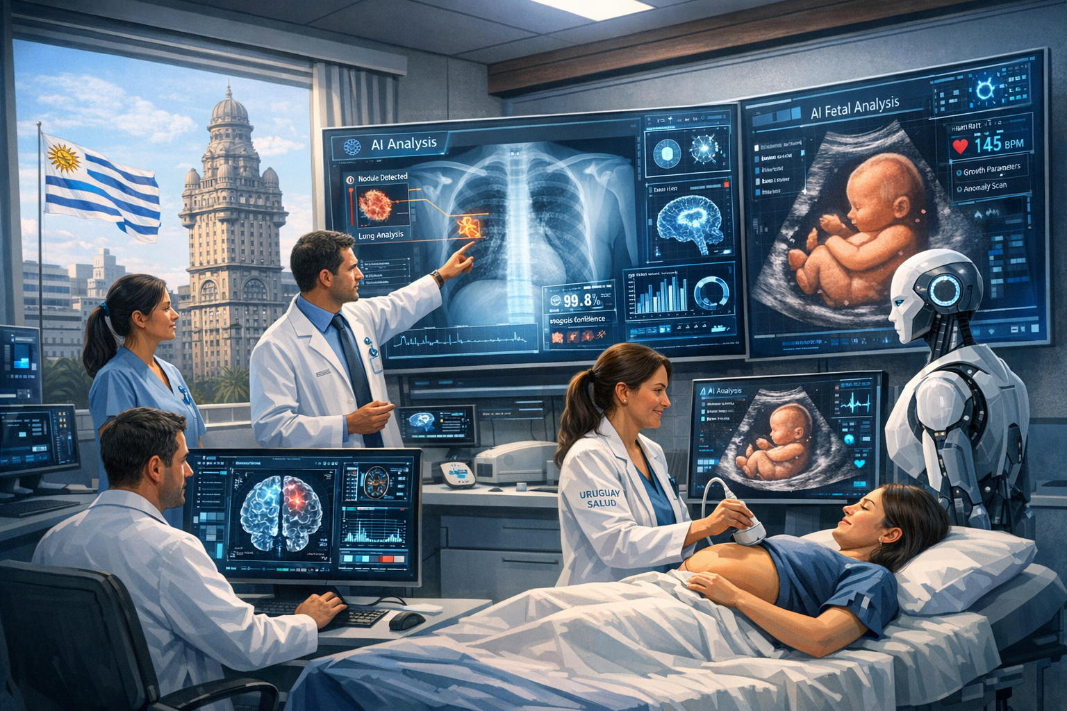 Revolución de la Inteligencia Artificial en Radiología en Uruguay: Mejora en Diagnósticos y Atención Médica