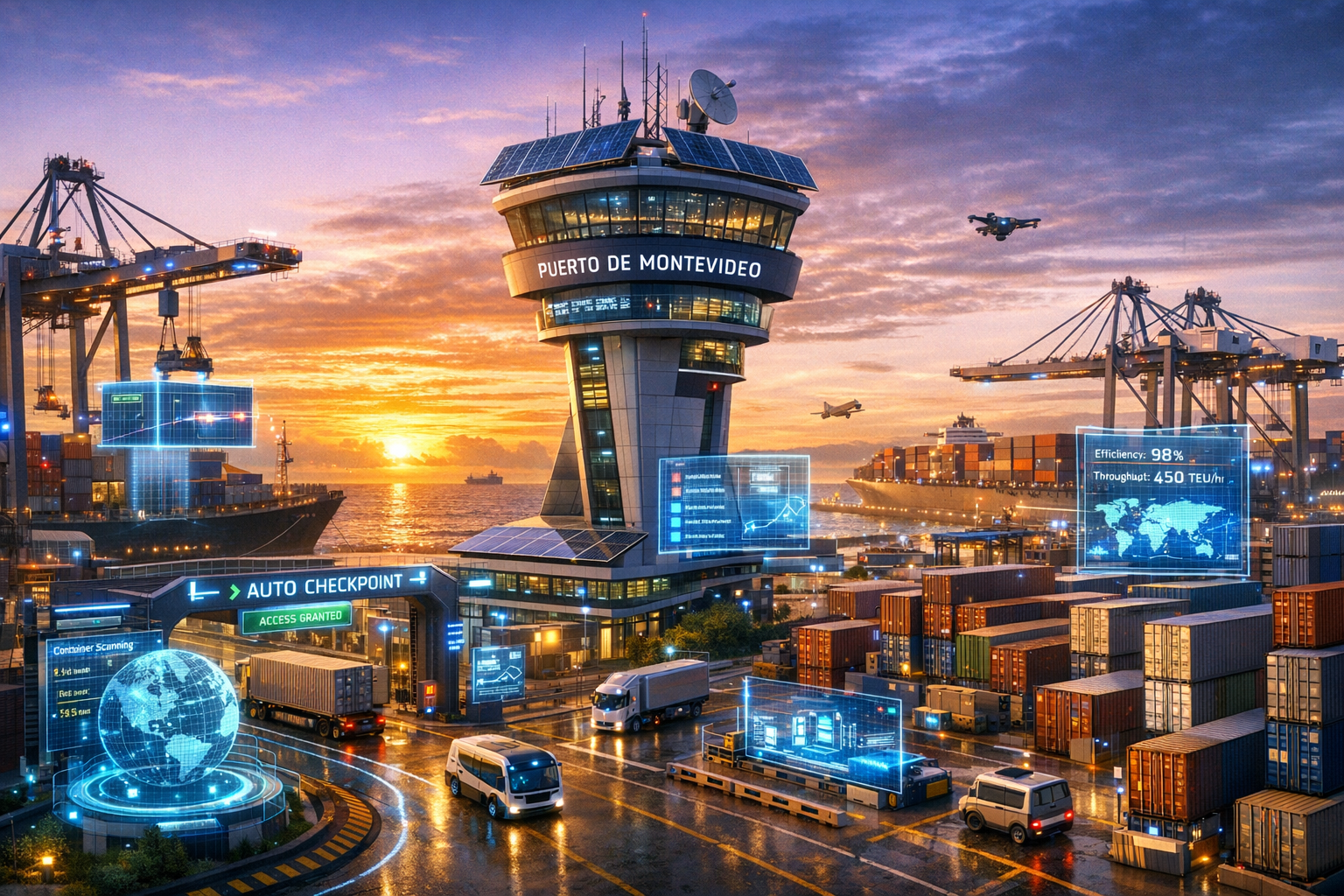 Transformación Digital del Puerto de Montevideo: Automatización e Inteligencia Artificial en la Logística